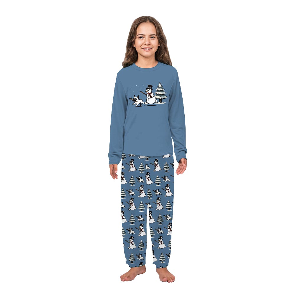 Funny Snowman And Dog Matching Christmas Pj Sets Funny Snowman And Dog Matching Christmas Pj Sets