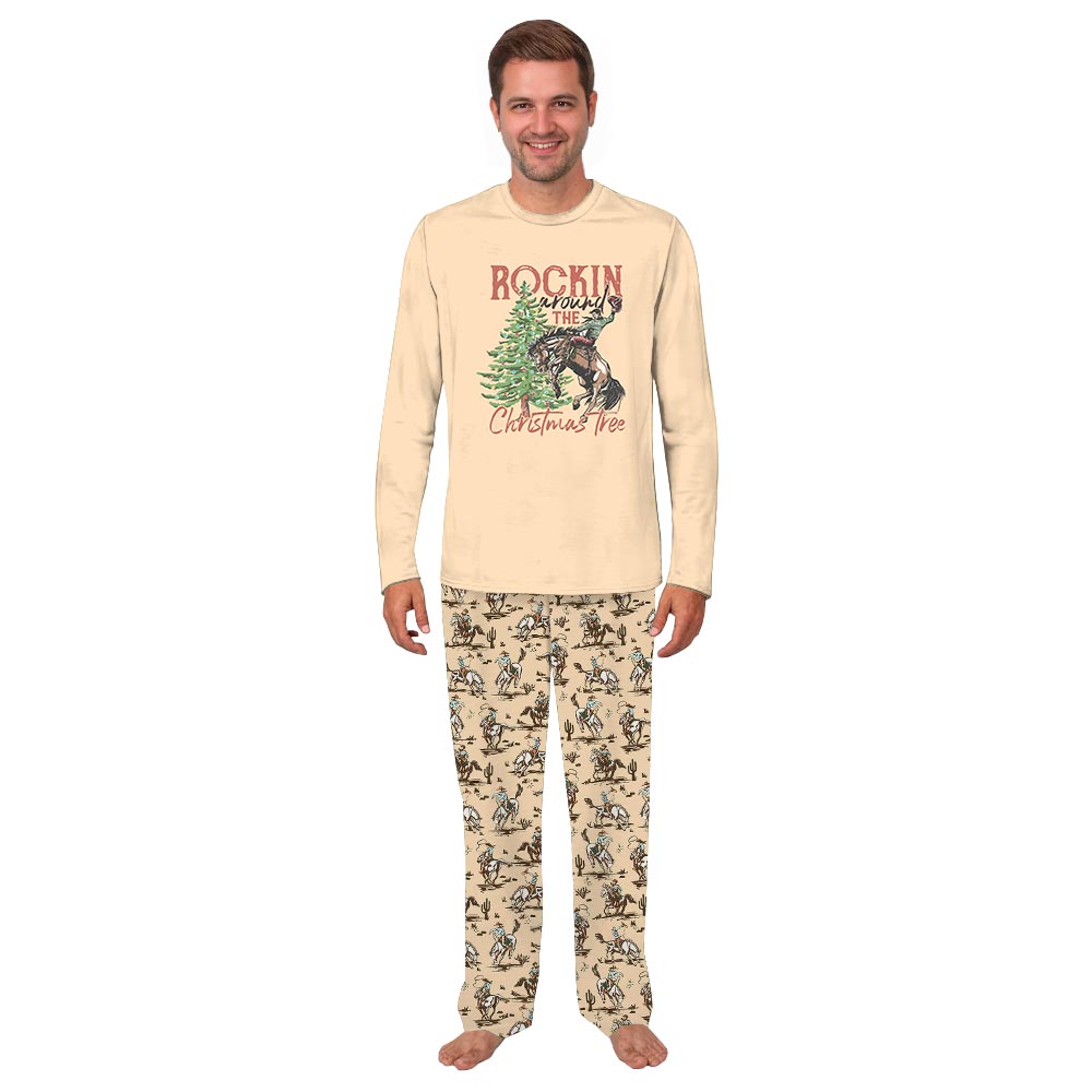 Rocking Around The Christmas Tree Pet and Human Matching Pajamas Rocking Around The Christmas Tree Pet and Human Matching Pajamas