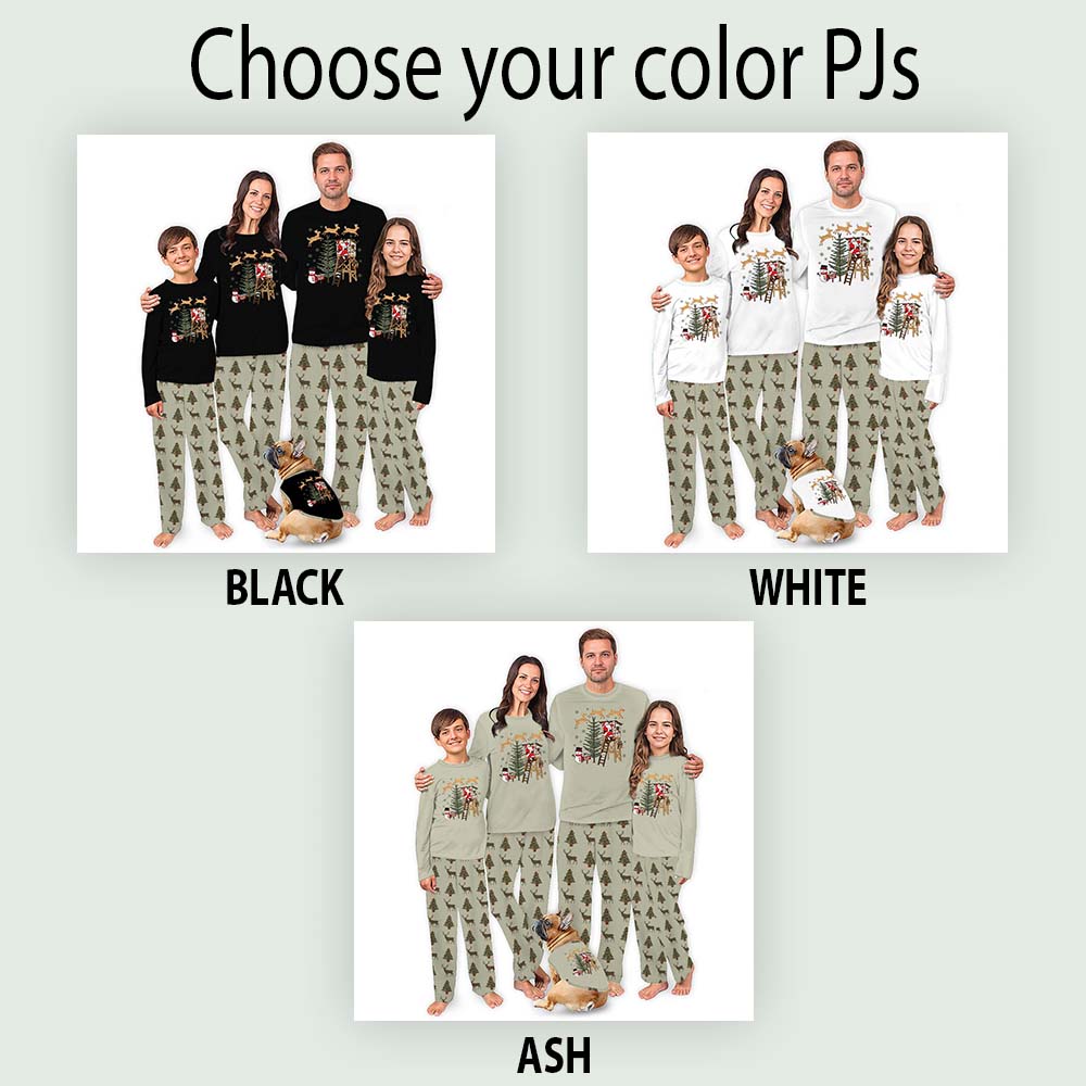 Christmas Classic Camo Pajamas For The Whole Family With Plus Size
