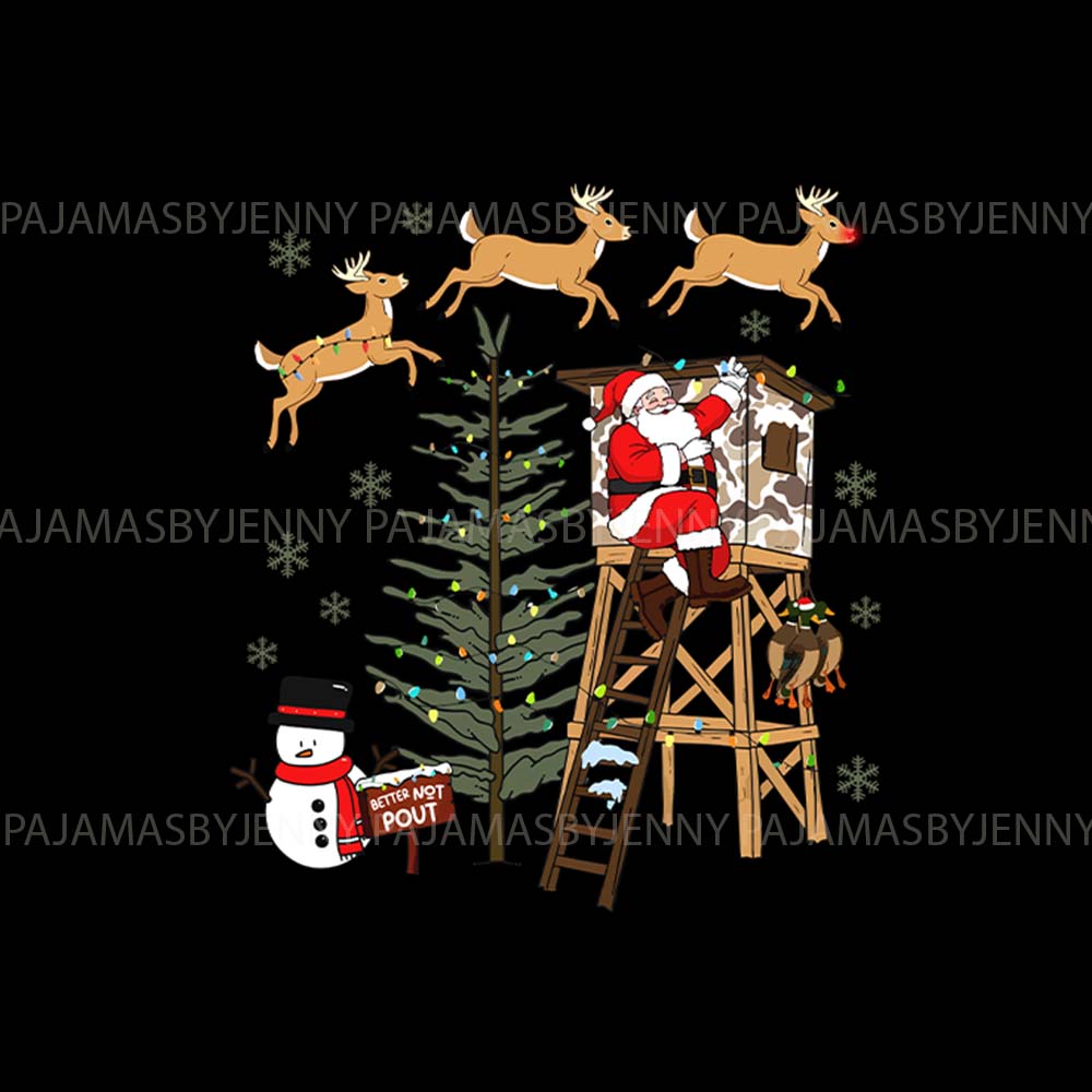 Christmas Classic Camo Pajamas For The Whole Family With Plus Size