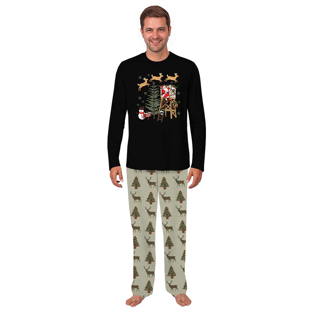 Christmas Classic Camo Pajamas For The Whole Family With Plus Size