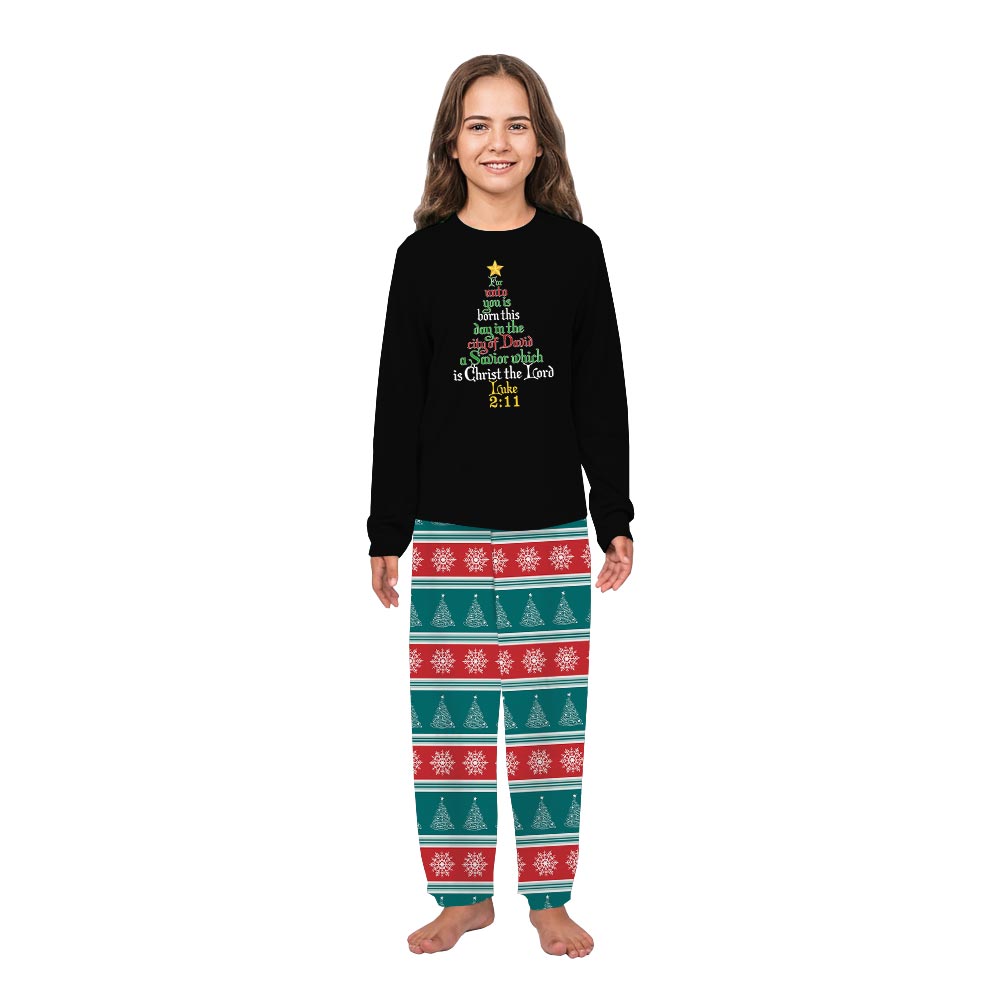 Christian Matching Family Christmas Pajamas And Dog