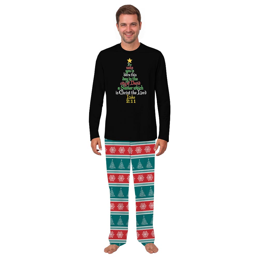 Christian Matching Family Christmas Pajamas And Dog