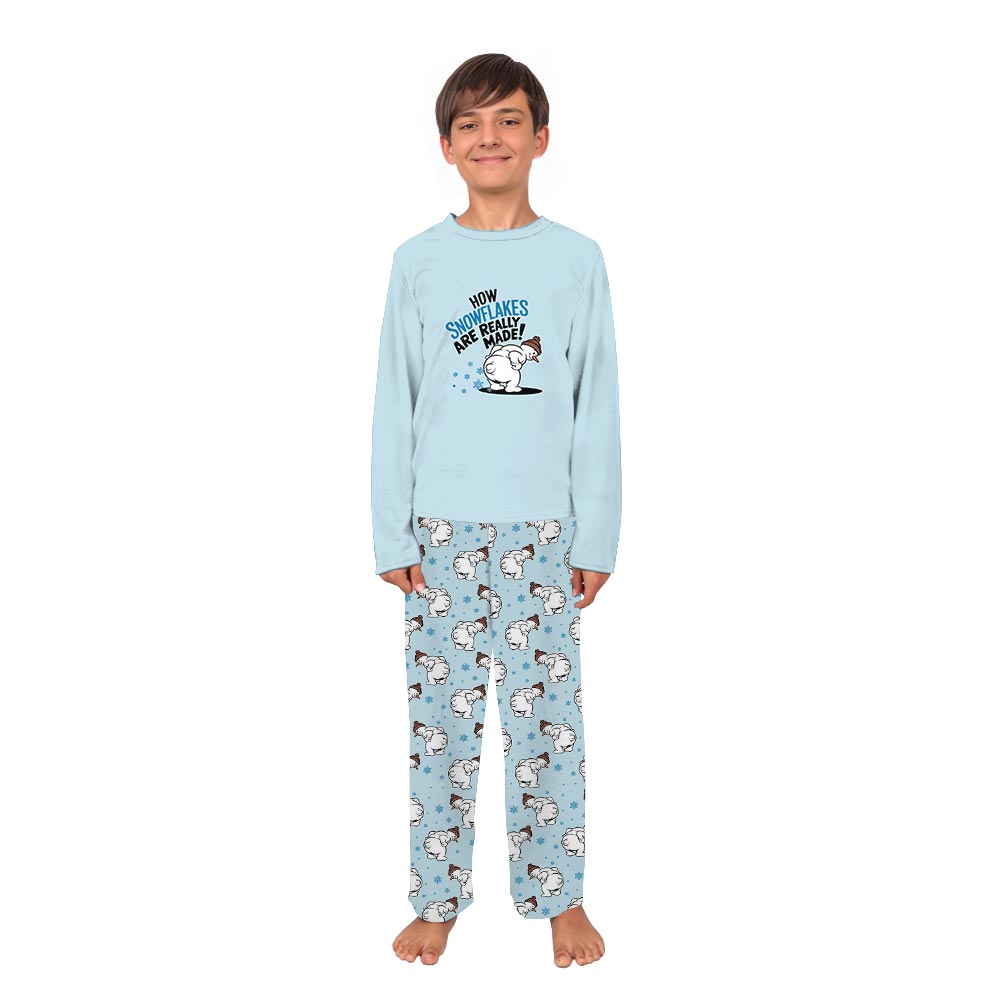 Snowman Funny Christmas Pajamas For Adults And Kids