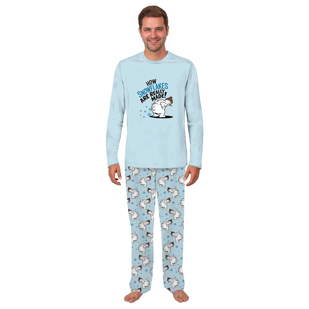 Snowman Funny Christmas Pajamas For Adults And Kids