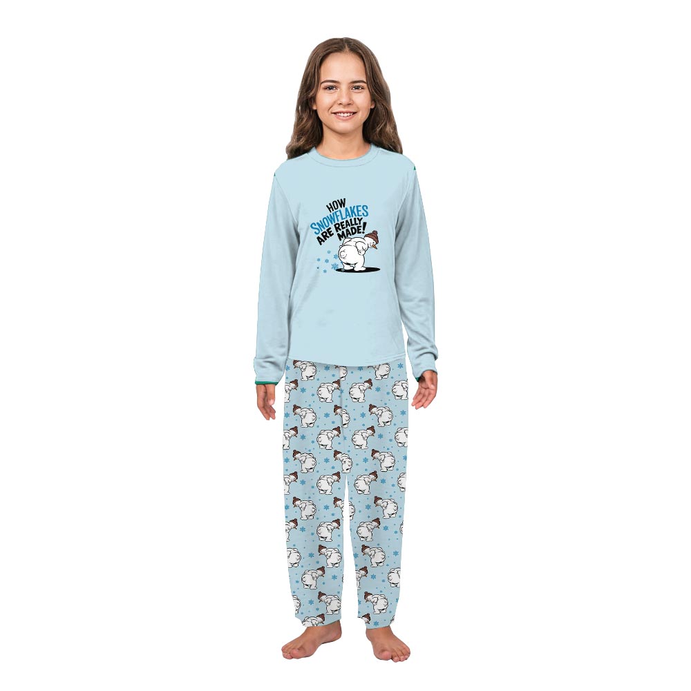 Snowman Funny Christmas Pajamas For Adults And Kids