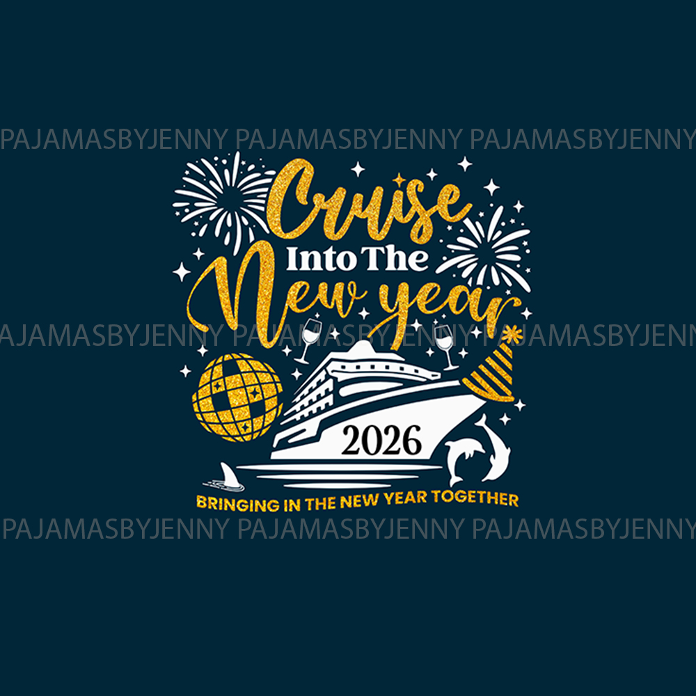 New Year Cruise Matching Pajamas For The Whole Family