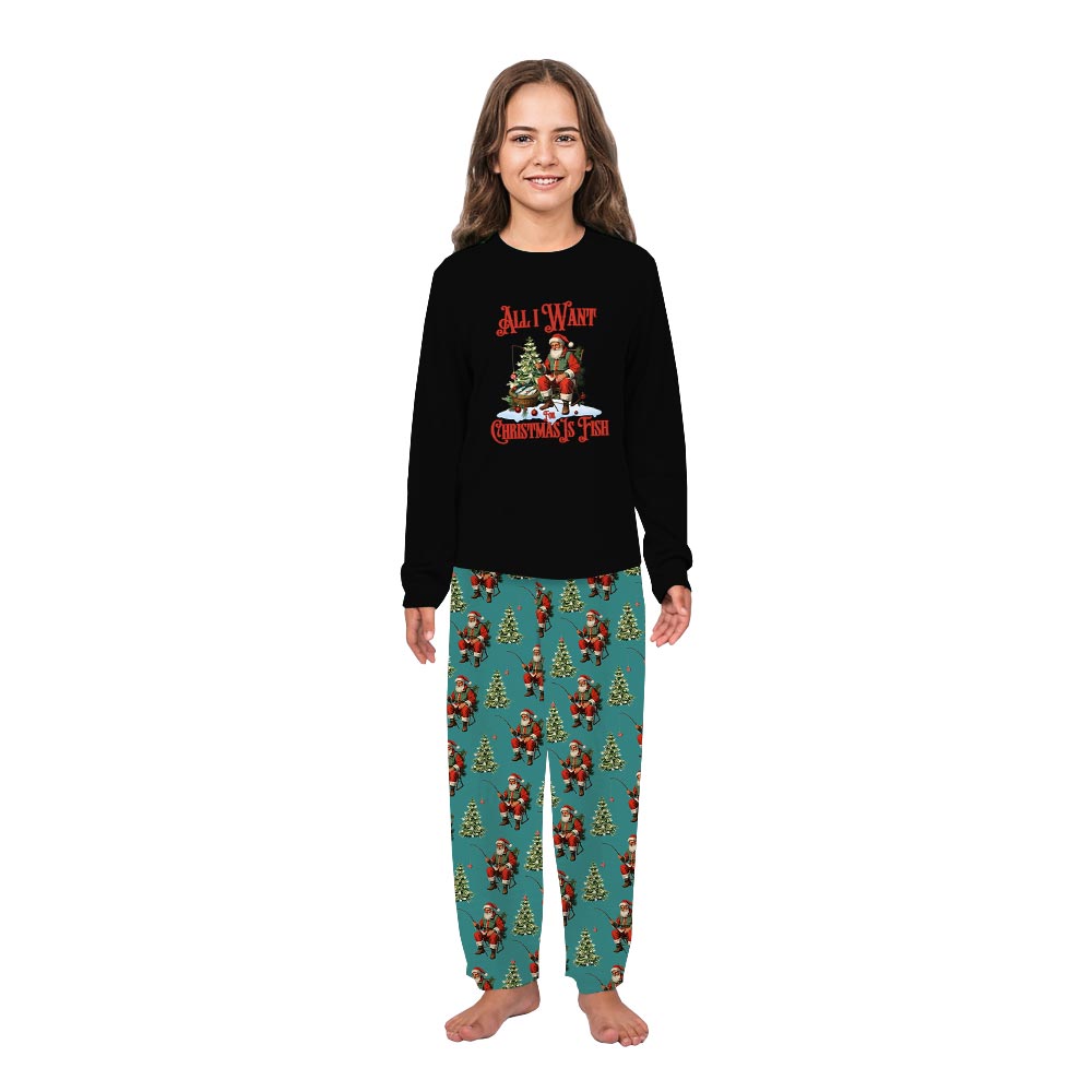 All I Want Christmas Is Fishing Matching Family Christmas Pajamas All I Want Christmas Is Fishing Matching Family Christmas Pajamas