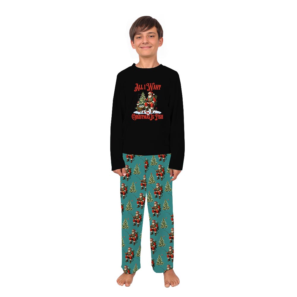 All I Want Christmas Is Fishing Matching Family Christmas Pajamas All I Want Christmas Is Fishing Matching Family Christmas Pajamas