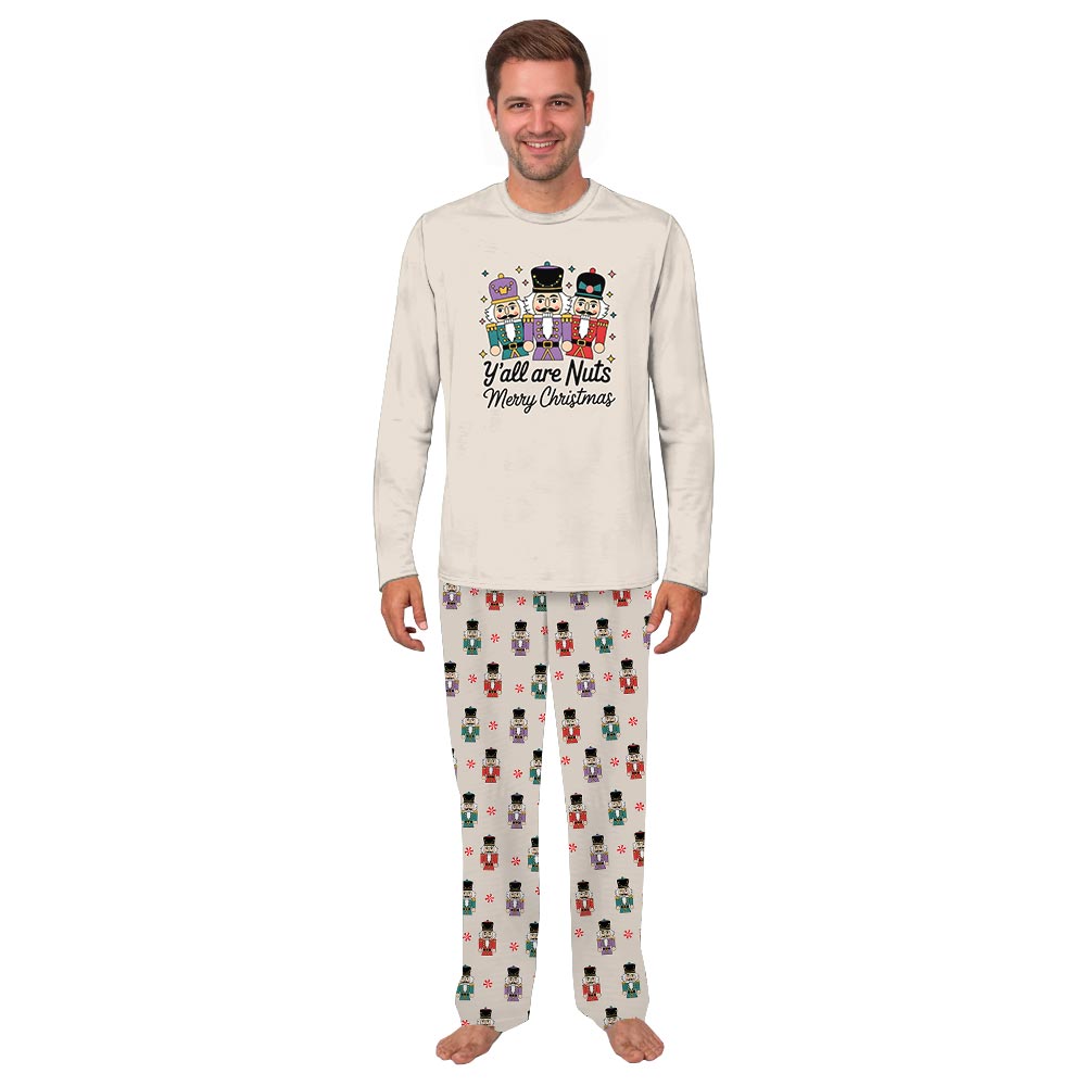 Nutcracker Yal Are Nuts Merry Christmas Dog And Human Matching Pajamas Nutcracker Yal Are Nuts Merry Christmas Dog And Human Matching Pajamas