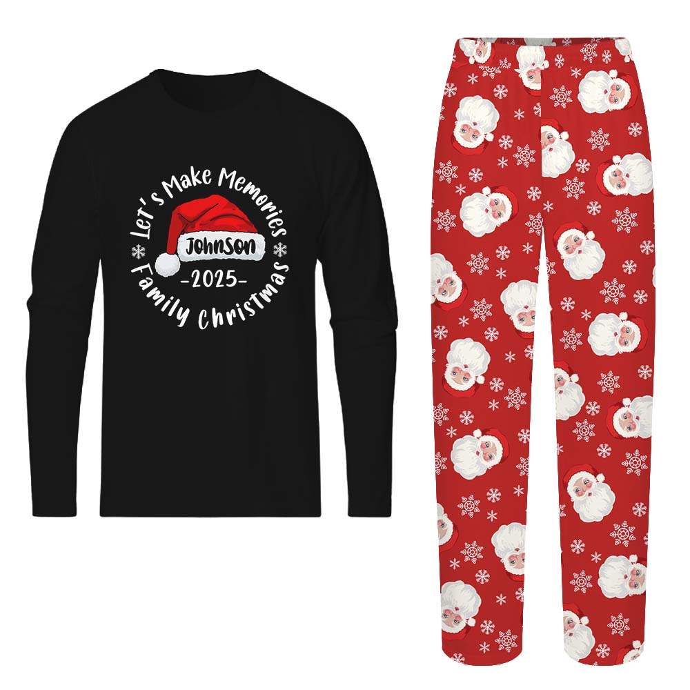 Design Your Own Santa Family Christmas Jammies With Instant Preview Design Your Own Santa Family Christmas Jammies With Instant Preview