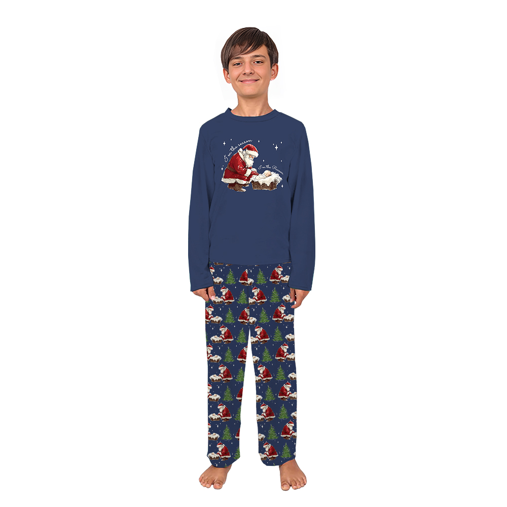 I am the Season I am the Reason Santa Claus Christian Xmas Pjs