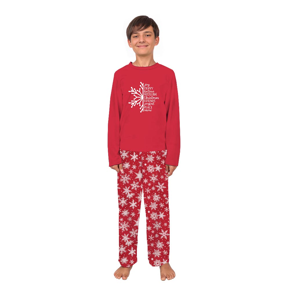 Snowflake Christmas with funny Quote Plus Size Family Pajamas