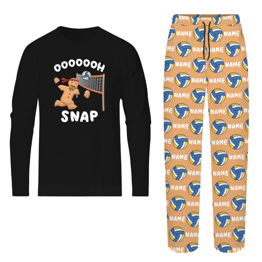 Custom Name Volleyball Matching Christmas Jammies Live Preview Custom Name Volleyball Matching Christmas Jammies Live Preview