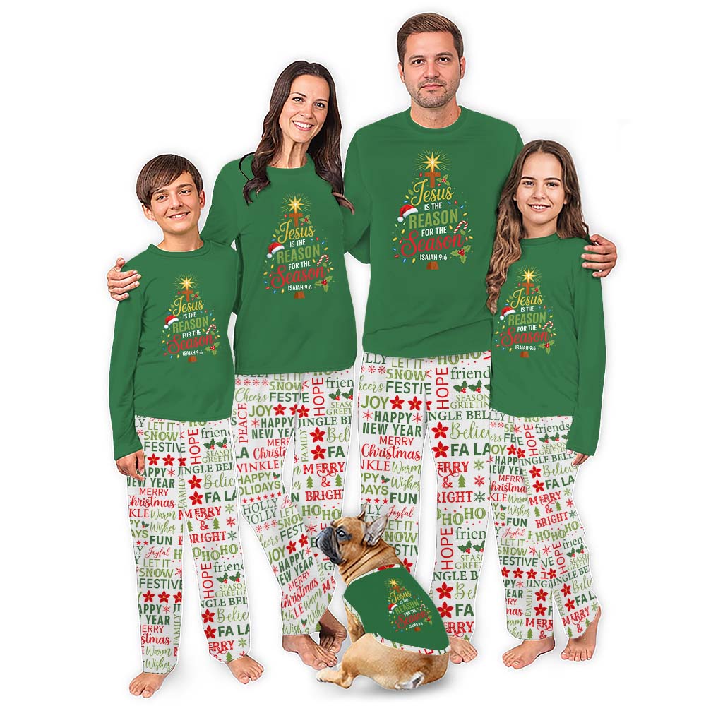 Matching Christian Christmas Pjs With Bible Verse Isaiah 9 6 Matching Christian Christmas Pjs With Bible Verse Isaiah 9 6