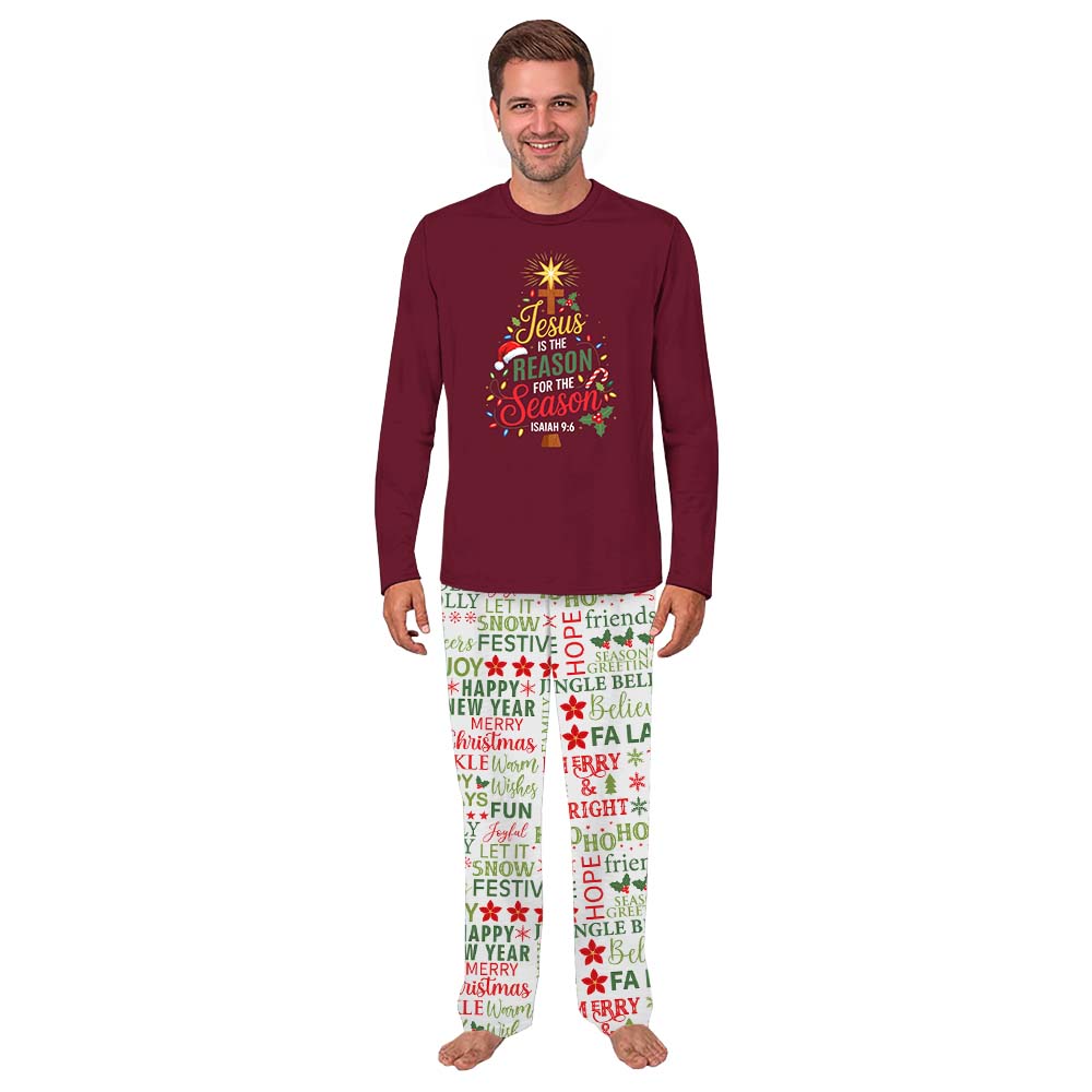 Matching Christian Christmas Pjs With Bible Verse Isaiah 9 6 Matching Christian Christmas Pjs With Bible Verse Isaiah 9 6