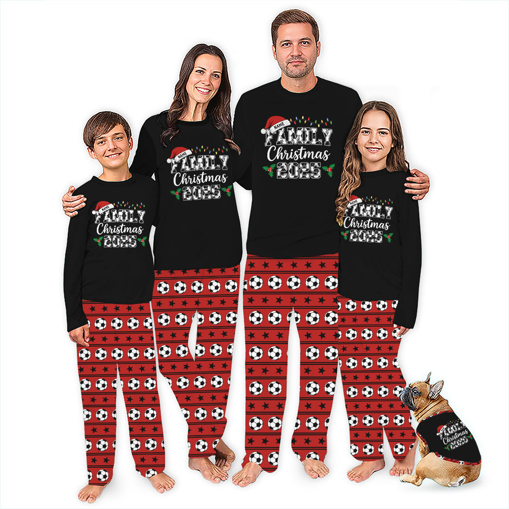 Easily Design Your Own Soccer Christmas Pajamas With Live Preview Easily Design Your Own Soccer Christmas Pajamas With Live Preview