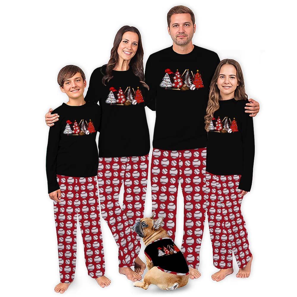 Christmas Youth Baseball Pajamas With All Sizes Guaranteed