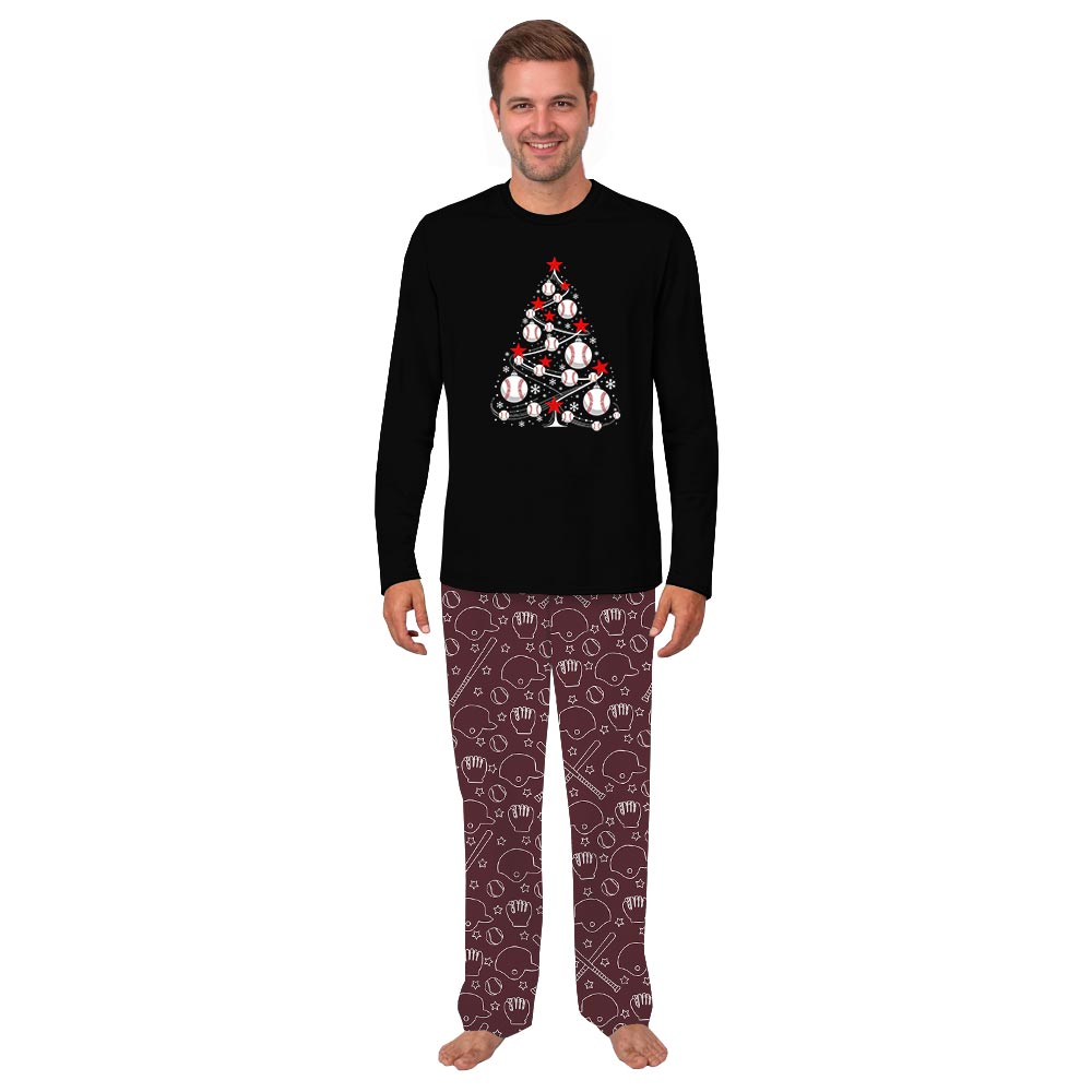 Baseball Themed Christmas Tree Matching Pj Sets Christmas Baseball Themed Christmas Tree Matching Pj Sets Christmas