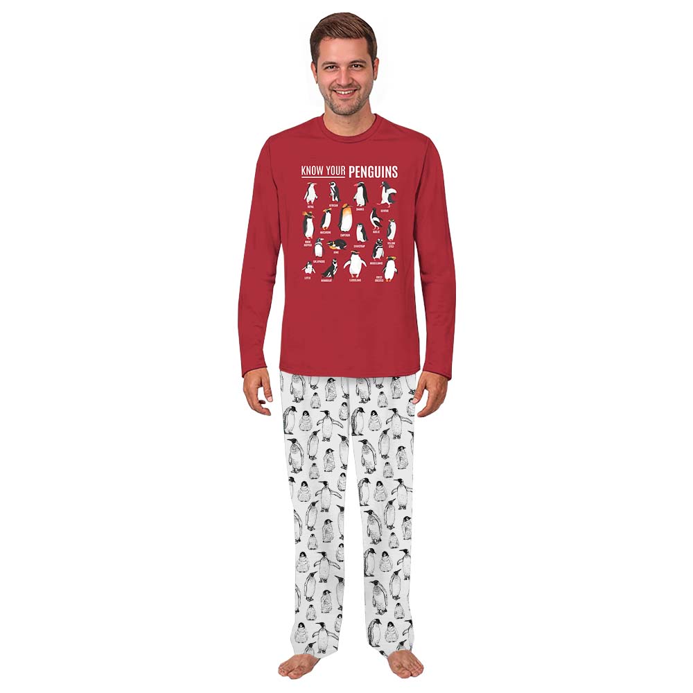 Know Your Penguin Christmas Pajamas Family With Plus Size Know Your Penguin Christmas Pajamas Family With Plus Size