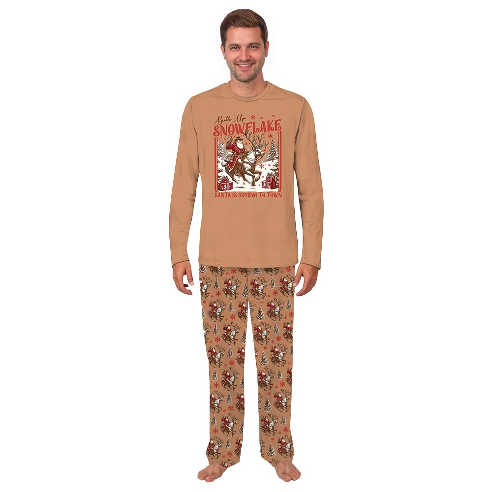 Western Christmas Pajamas Santa Claus Is Coming To Town Western Christmas Pajamas Santa Claus Is Coming To Town