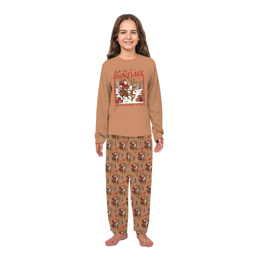 Western Christmas Pajamas Santa Claus Is Coming To Town Western Christmas Pajamas Santa Claus Is Coming To Town