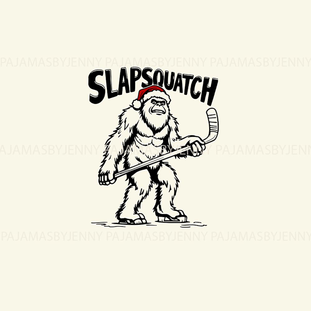 Slapsquatch Bigfoot Christmas Matching Family and Dog Pajamas Slapsquatch Bigfoot Christmas Matching Family and Dog Pajamas