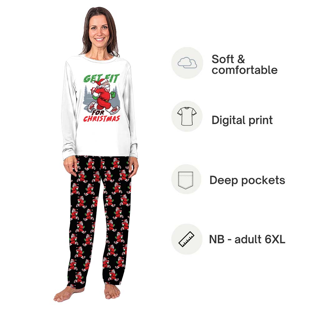 Matching Comfy Christmas Pjs Gym Edition With Dog Matching Comfy Christmas Pjs Gym Edition With Dog