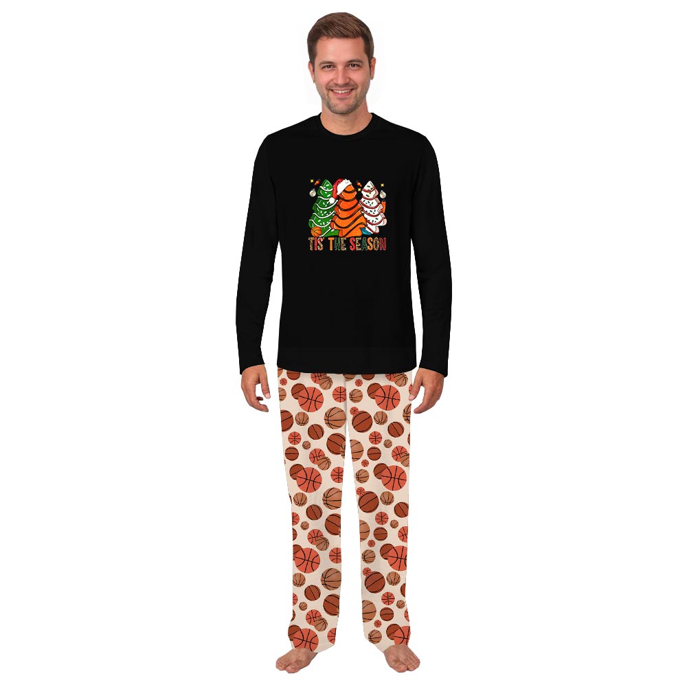 Christmas Basketball Ball Tis The Season Matching Family Jammies Christmas Basketball Ball Tis The Season Matching Family Jammies