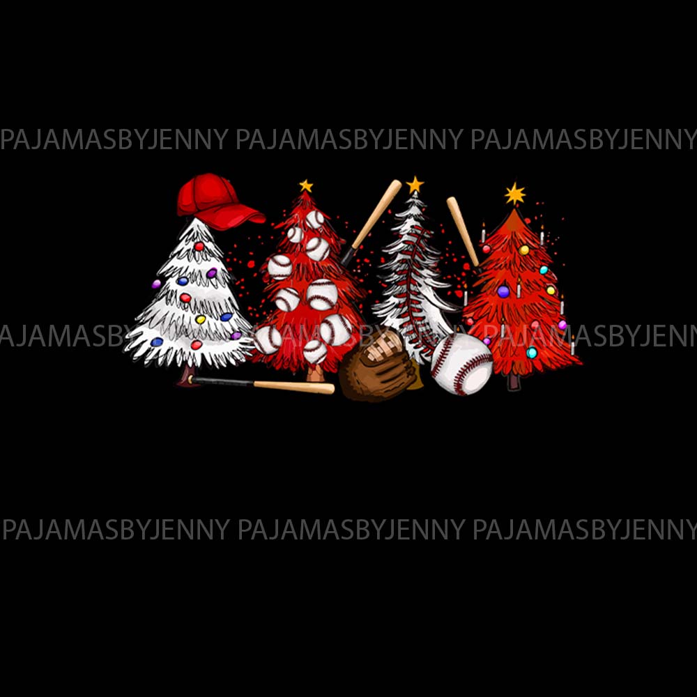 Christmas Youth Baseball Pajamas With All Sizes Guaranteed