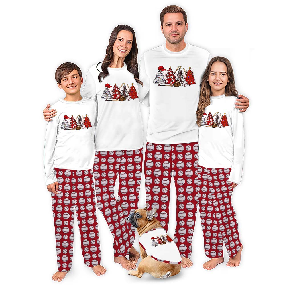 Christmas Youth Baseball Pajamas With All Sizes Guaranteed