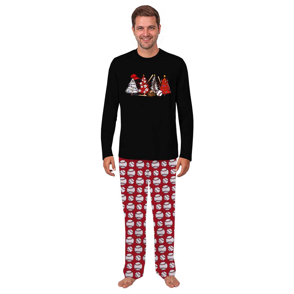 Christmas Youth Baseball Pajamas With All Sizes Guaranteed