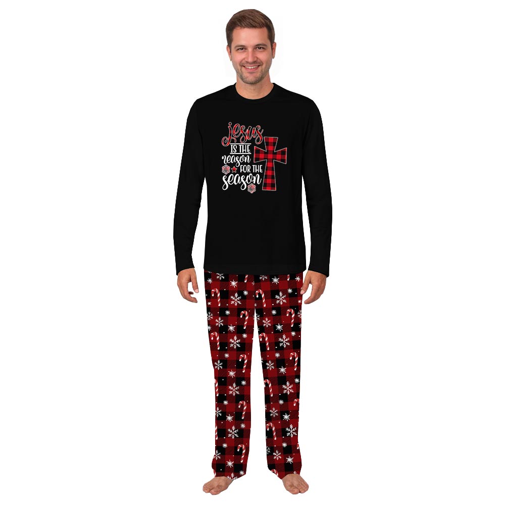 Jesus Is The Reason For The Season Matching Christmas Pajamas