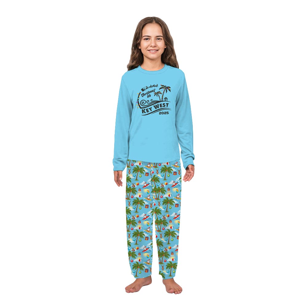 Custom Tropical Family Christmas Vacation Matching Family Jammies Custom Tropical Family Christmas Vacation Matching Family Jammies