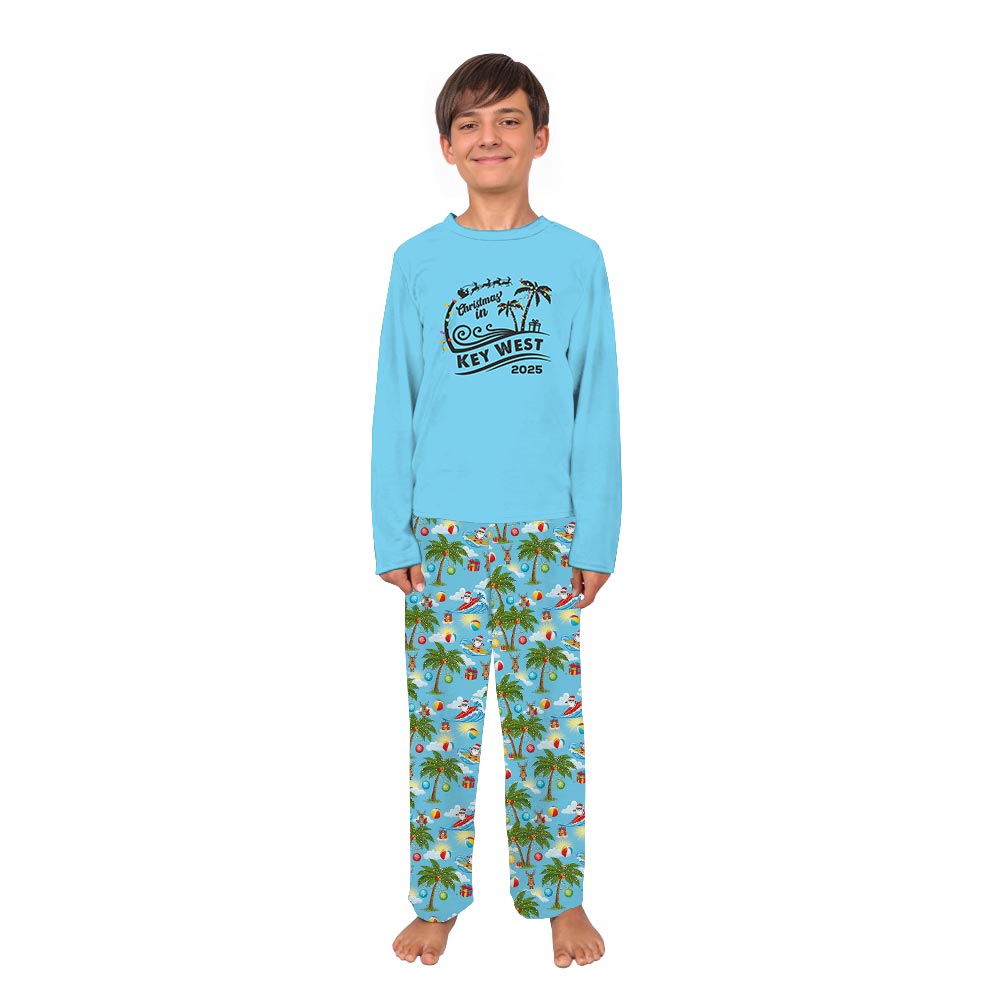 Custom Tropical Family Christmas Vacation Matching Family Jammies Custom Tropical Family Christmas Vacation Matching Family Jammies
