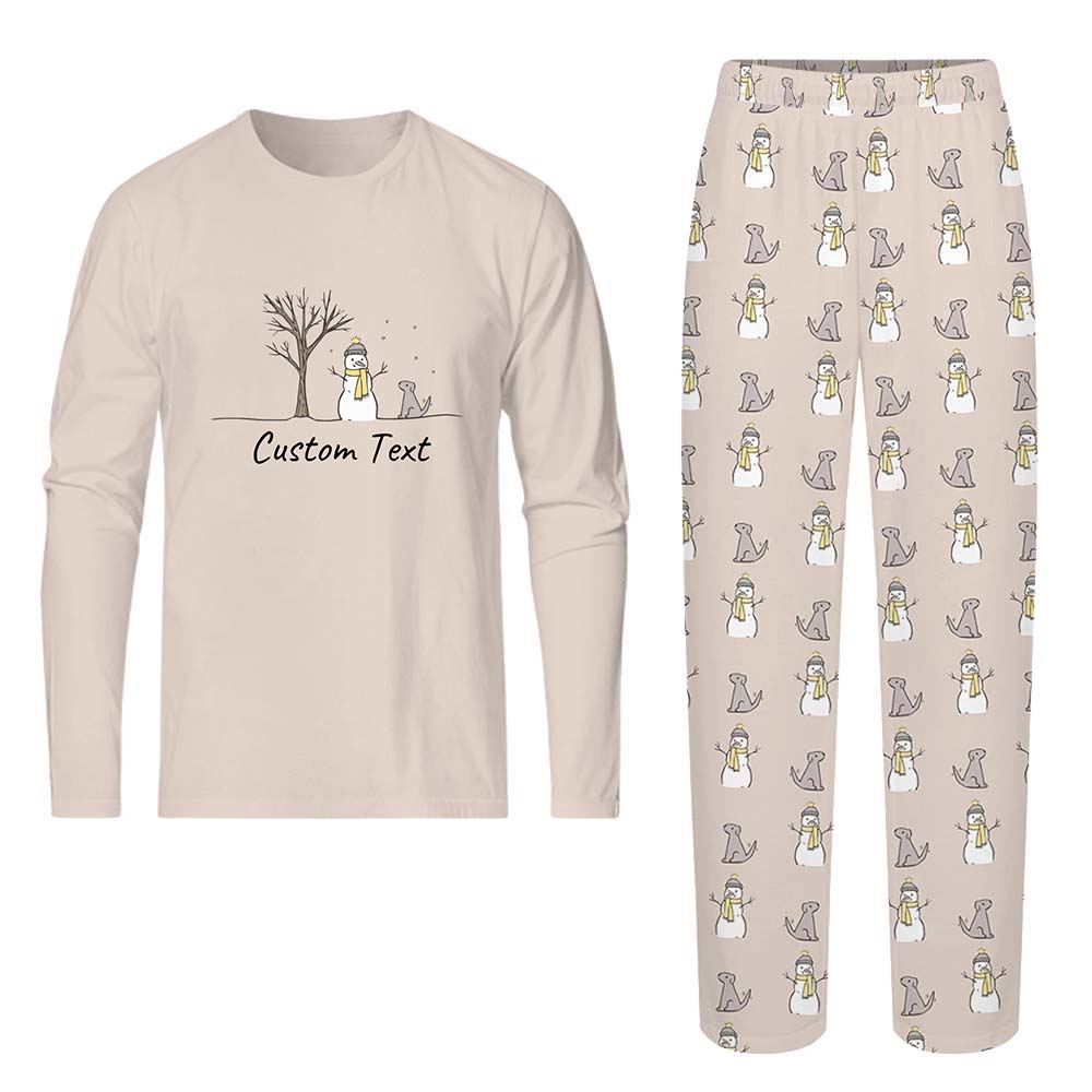 Custom Christmas Snowman Matching Family Winter Pajamas With Instant Preview Custom Christmas Snowman Matching Family Winter Pajamas With Instant Preview