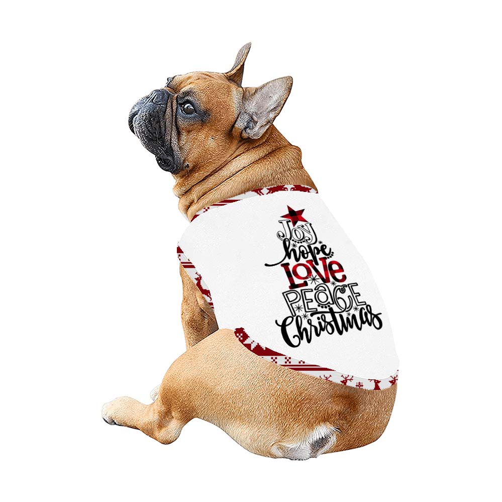 Joy Hope Love Peace Christmas Matching Family And Pet Pajamas