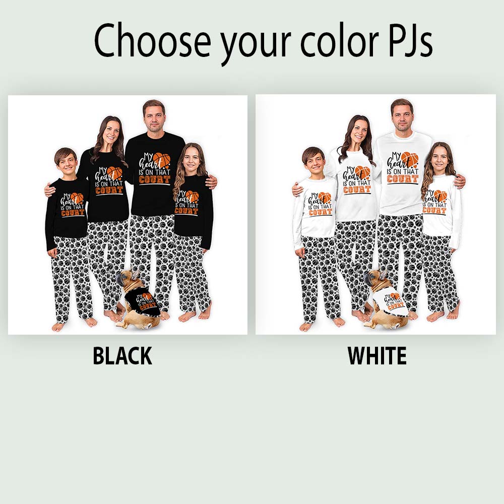 Basketball Passionate Matching Pajamas For The Family For Christmas Basketball Passionate Matching Pajamas For The Family For Christmas