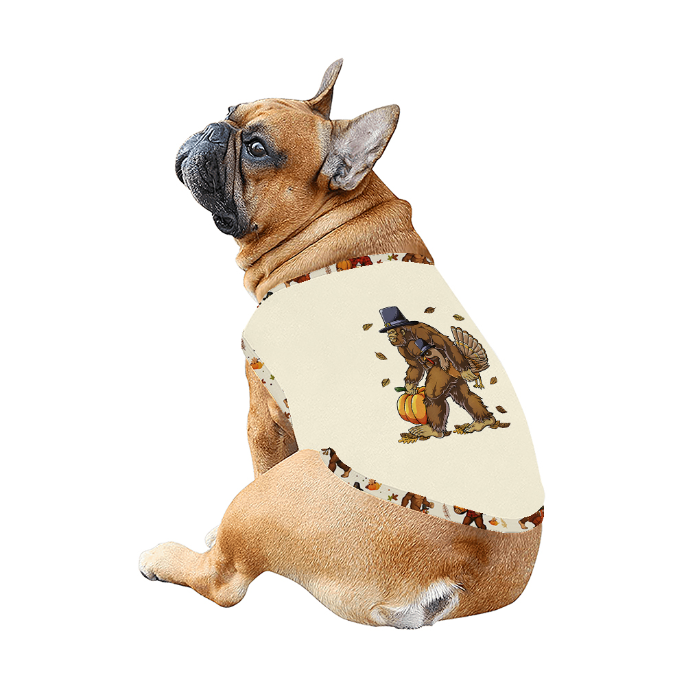 Bigfoot Turkey Thanksgiving Matching Dog and Owner Pajamas Bigfoot Turkey Thanksgiving Matching Dog and Owner Pajamas