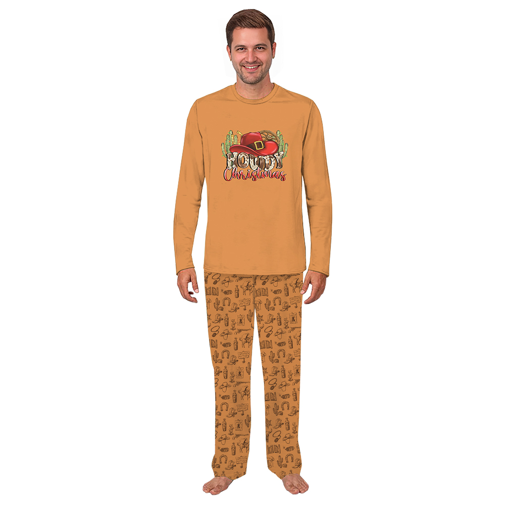 Western Howdy Christmas Holiday Pj Sets For The Family