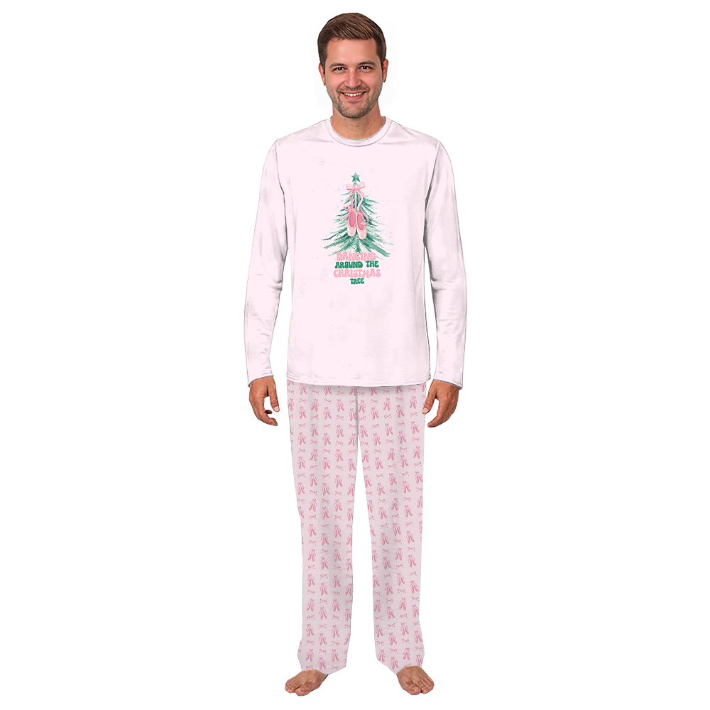 Ballerina Christmas Pajamas Matching Family With Pockets