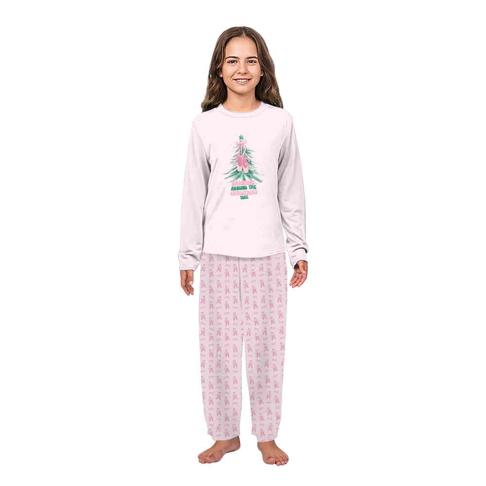 Ballerina Christmas Pajamas Matching Family With Pockets