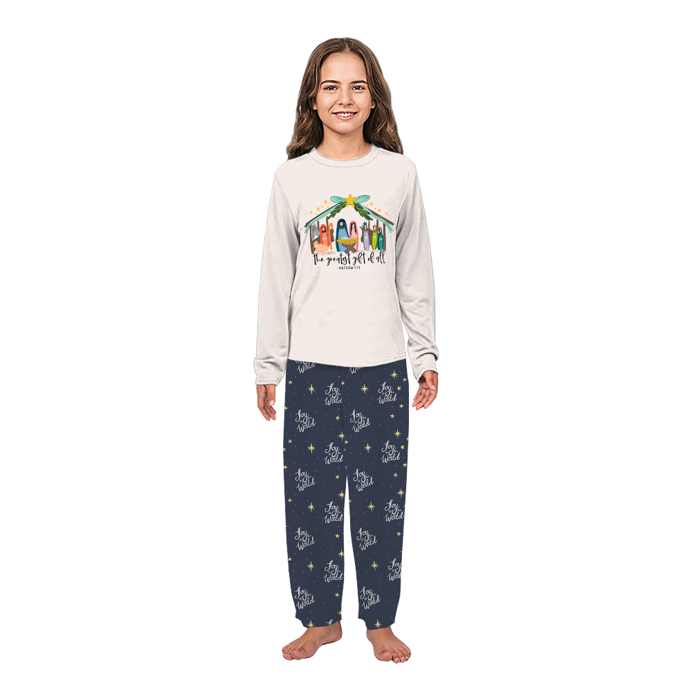 The Greatest Gift Of all Christian Christmas Pajamas Matching Family The Greatest Gift Of all Christian Christmas Pajamas Matching Family