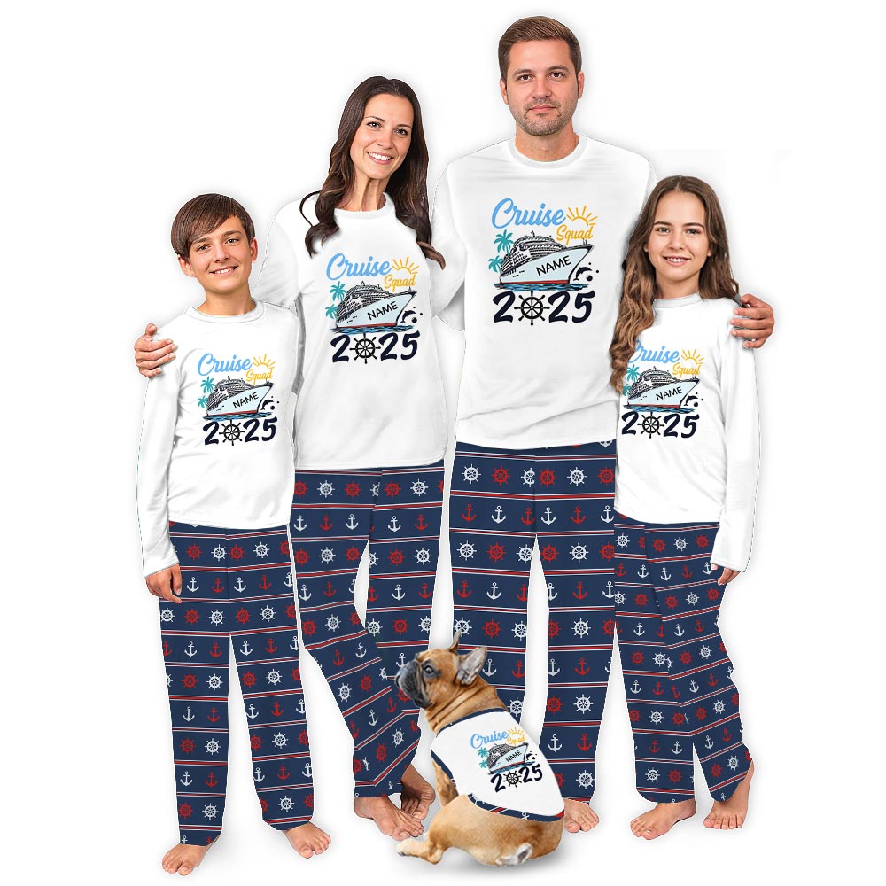 Custom Cruise Squad Matching Pj Sets For Christmas Custom Cruise Squad Matching Pj Sets For Christmas