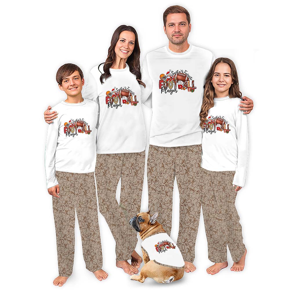American Football Big And Tall Matching Christmas Pajamas American Football Big And Tall Matching Christmas Pajamas