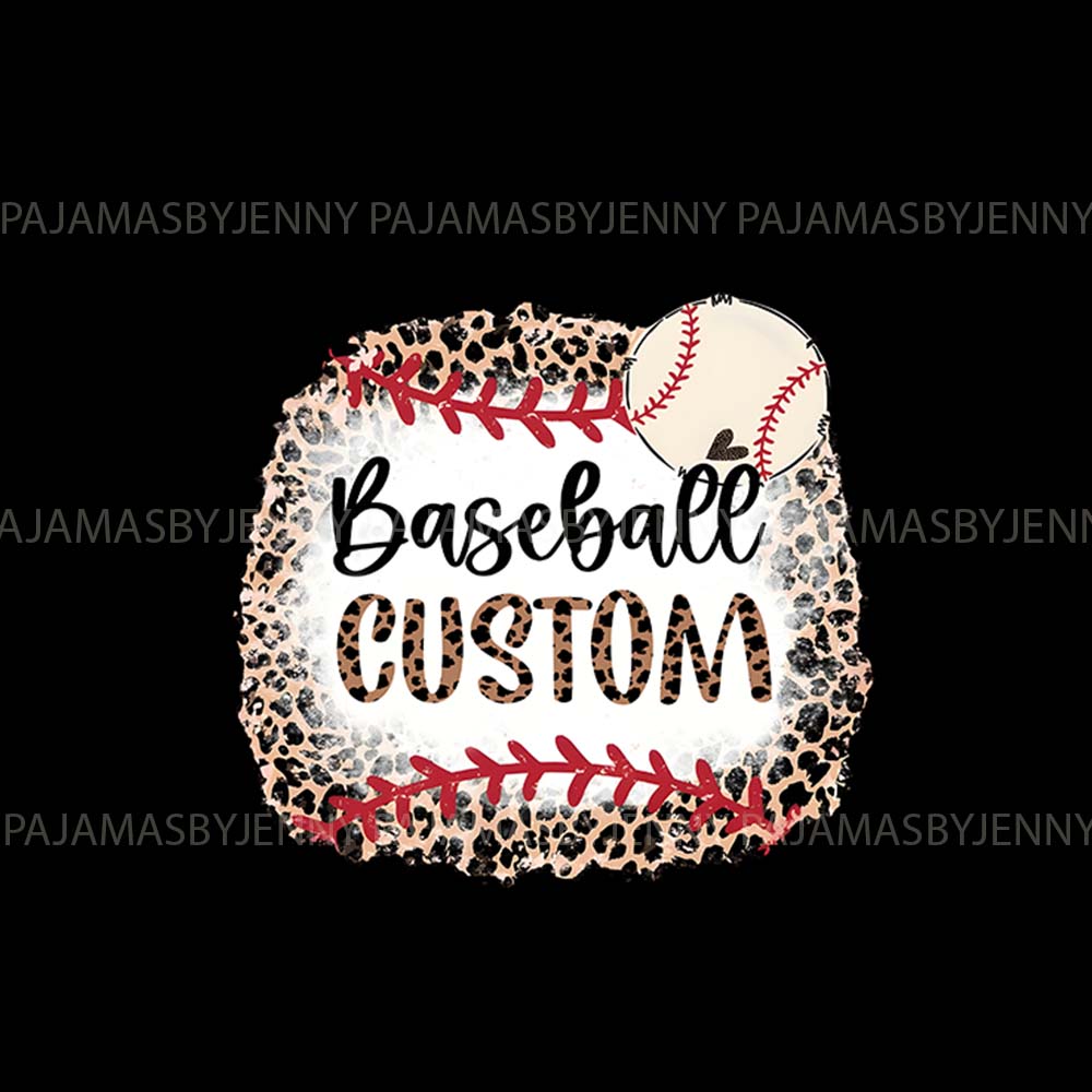 Leopard Baseball Custom Family Christmas Pajamas Leopard Baseball Custom Family Christmas Pajamas