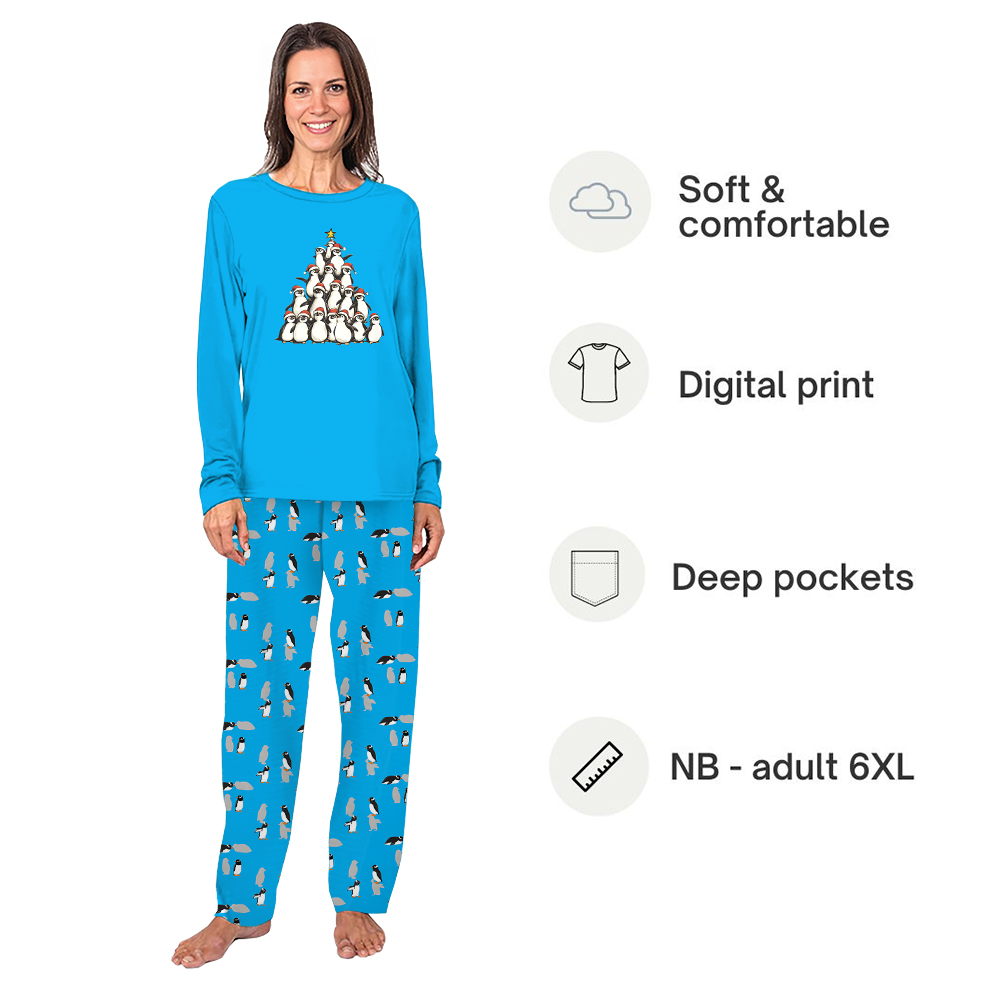 Christmas Penguin Tree Matching Holiday Pj Sets For The Family Christmas Penguin Tree Matching Holiday Pj Sets For The Family