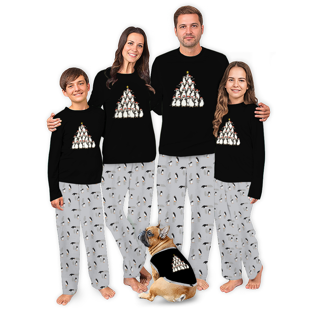 Christmas Penguin Tree Matching Holiday Pj Sets For The Family Christmas Penguin Tree Matching Holiday Pj Sets For The Family