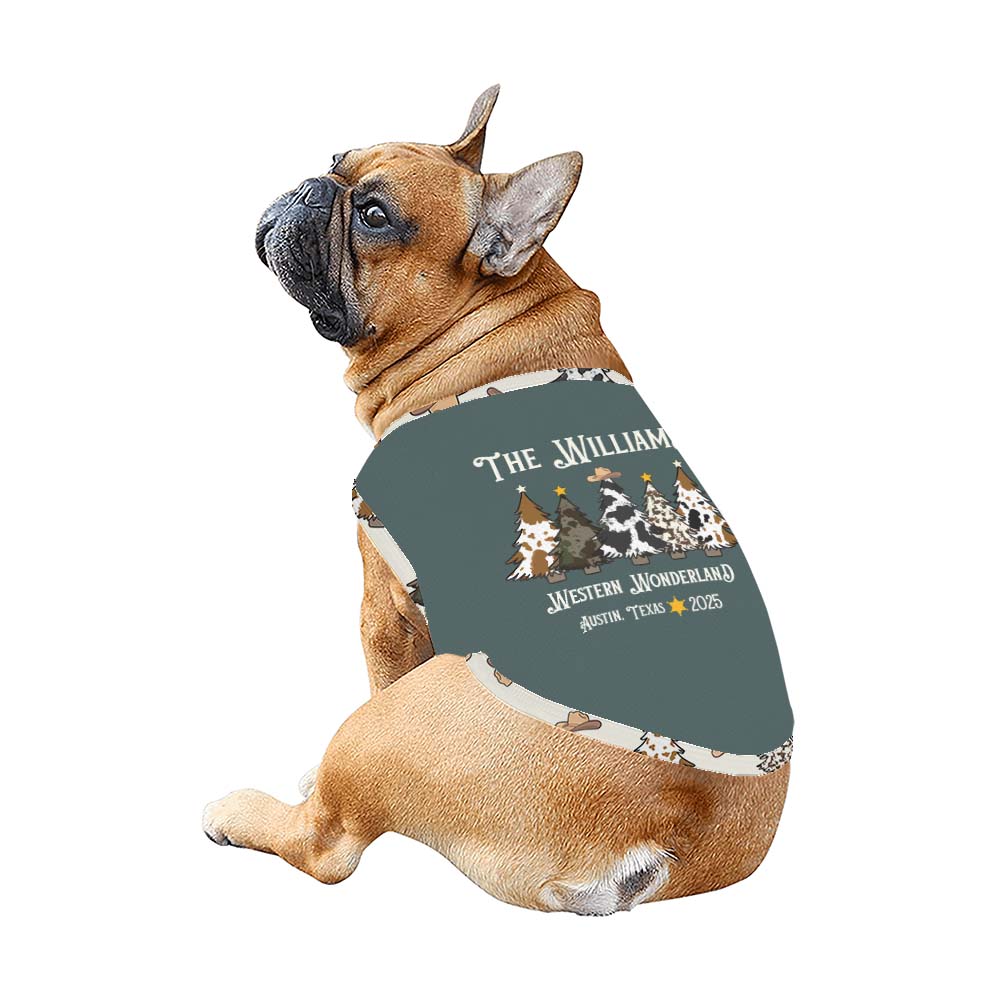 Customizable Family Western Christmas Pajamas With Plus Size