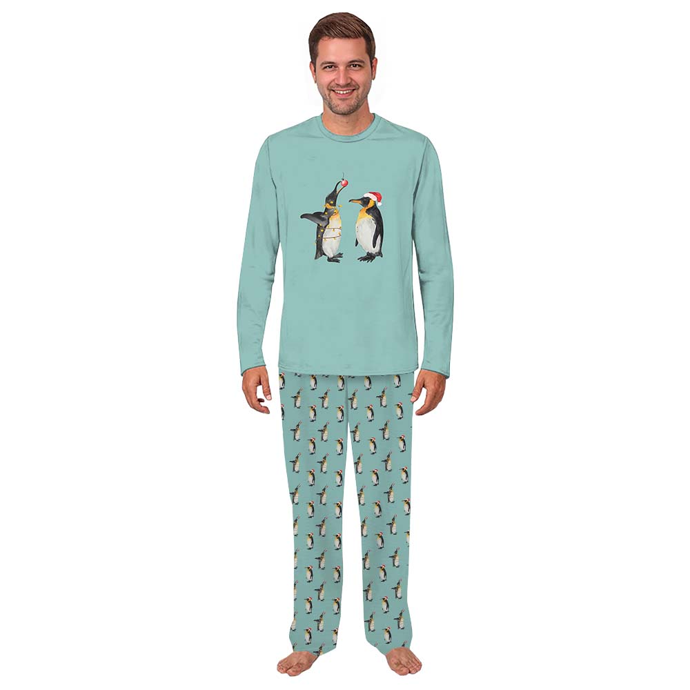 Penguin Cute Family Matching Christmas Pajamas With Plus Size